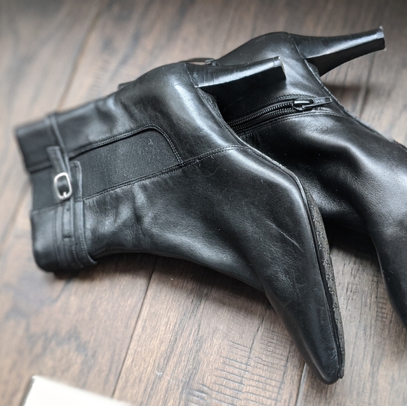 NWOT Nine West Leather Booties - Picture 2 of 6